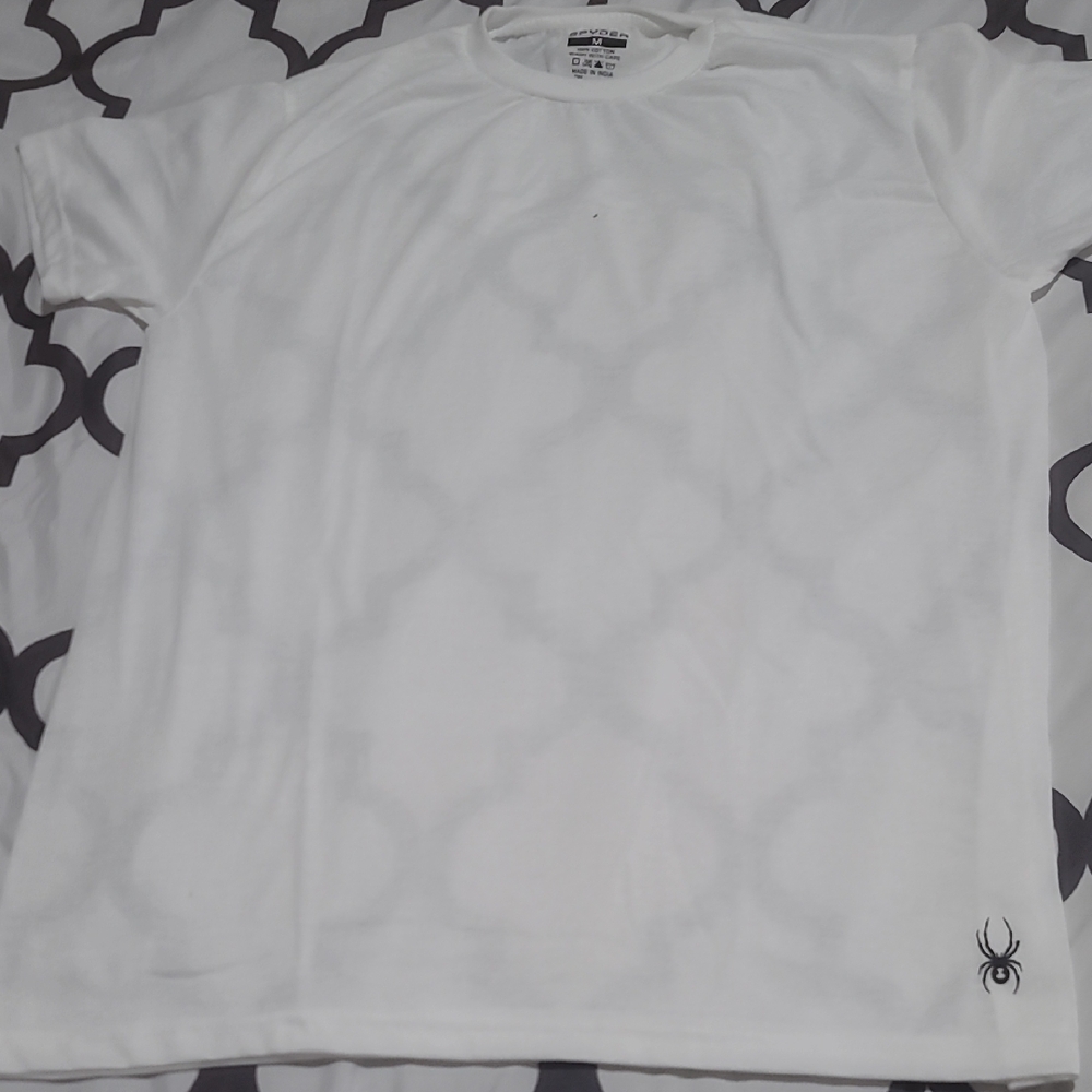 Spyder White Short Sleeve Tee T-Shirt